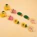 10-Piece Girls Cute Flower And Fruit And Cartoon Pattern Hair Clip Set