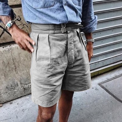 Retro and improved button down polo shorts