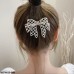 HCPH029 YUX Bow Pearl Hair Clip